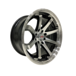 Rin Maranello 3725 15x8 8 hoyos negro brillante para camioneta