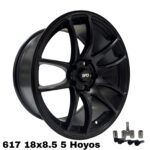 MW 617 18X8.5 5*114.3 SATIN BLACK