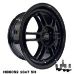 MW 6052 16X7.0 5*114.3 BLACK GLOSSY