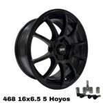 MW 468 16X6.5 5*114.3 SATIN BLACK
